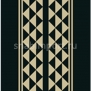 Ковровое покрытие Ege Design Spot/Reconst.of 1930s RF52753315 черный — купить в Москве в интернет-магазине Snabimport
