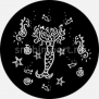 Гобо металлические Rosco Occasions &amp; Holidays 76584 чёрный — купить в Москве в интернет-магазине Snabimport