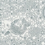 Дизайнерский ковер B.I.C. Milek Tatoo koi aqua grey Серый — купить в Москве в интернет-магазине Snabimport