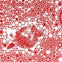 Дизайнерский ковер B.I.C. Milek Tatoo koi red Красный — купить в Москве в интернет-магазине Snabimport