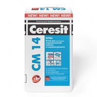 Клей для керамической плитки и керамогранита Ceresit CМ 14 Extra — купить в Москве в интернет-магазине Snabimport