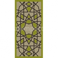 Ковровое покрытие Ege Mosque Collection RF52751704 зеленый — купить в Москве в интернет-магазине Snabimport