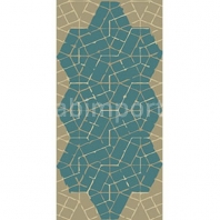 Ковровое покрытие Ege Mosque Collection RF52751714 голубой — купить в Москве в интернет-магазине Snabimport