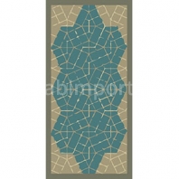 Ковровое покрытие Ege Mosque Collection RF52751716 голубой — купить в Москве в интернет-магазине Snabimport
