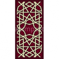 Ковровое покрытие Ege Mosque Collection RF52851273 бордовый — купить в Москве в интернет-магазине Snabimport