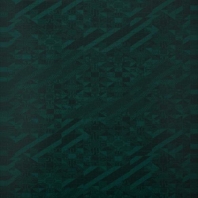 Тканые ПВХ покрытие Bolon by You Geometric-black-peacock (рулонные покрытия) зеленый