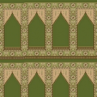 Ковролин Carus Mosque-MK012-22002 зеленый