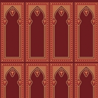 Ковролин Carus Mosque-MK019-21001 Красный — купить в Москве в интернет-магазине Snabimport