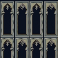 Ковролин Carus Mosque-MK019-21008 синий