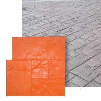 Бетонные покрытия Bautech Pressbeton ФОРМЫ (КАМЕНЬ) PM532 оранжевый