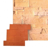 Стеновой слой Bautech Pressbeton Vertical Пиренейский фифер коричневый