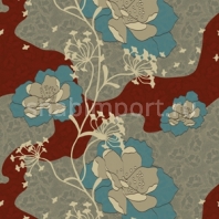 Ковровое покрытие Ege Floorfashion by Muurbloem RF52758104 серый — купить в Москве в интернет-магазине Snabimport