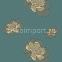 Ковровое покрытие Ege Floorfashion by Muurbloem RF52758106 синий — купить в Москве в интернет-магазине Snabimport