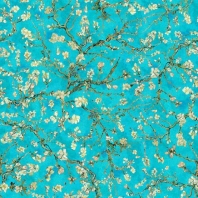 Ковровое покрытие Forbo Flotex Van Gogh 939 Almond blossom голубой