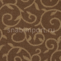 Ковровое покрытие Lano Zen Design Barock 370 коричневый — купить в Москве в интернет-магазине Snabimport