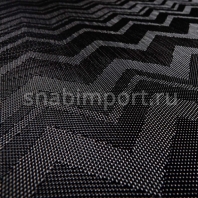 Тканые ПВХ покрытие Bolon Missoni Zigzag Black (рулонные покрытия) черный — купить в Москве в интернет-магазине Snabimport