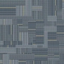 Ковровая плитка Milliken USA REMIX CUSTOM Freestyle 313 Navy-Sunshine