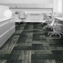 Ковровая плитка Interface Works Geometry 4278002Linen чёрный