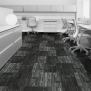 Ковровая плитка Interface Works Geometry 4278003 Charcoal чёрный