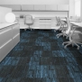 Ковровая плитка Interface Works Geometry 4278009 Cobalt синий