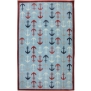 Ковер Durkan Rugs Crib 2 College Anchors Blue голубой — купить в Москве в интернет-магазине Snabimport