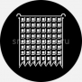 Гобо металлические Rosco Windows,Doors &amp; Blinds 71040 чёрный — купить в Москве в интернет-магазине Snabimport