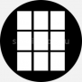 Гобо металлические Rosco Windows,Doors &amp; Blinds 78487 чёрный — купить в Москве в интернет-магазине Snabimport