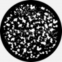 Гобо металлические Rosco Breakups 76596 чёрный — купить в Москве в интернет-магазине Snabimport