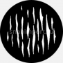 Гобо металлические Rosco Breakups 77716 чёрный — купить в Москве в интернет-магазине Snabimport