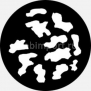 Гобо металлические Rosco Breakups 77738 чёрный — купить в Москве в интернет-магазине Snabimport