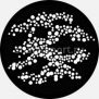 Гобо металлические Rosco Breakups 78243 чёрный — купить в Москве в интернет-магазине Snabimport