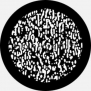Гобо металлические Rosco Breakups 78446 чёрный — купить в Москве в интернет-магазине Snabimport