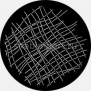 Гобо металлические Rosco Breakups 78451 чёрный — купить в Москве в интернет-магазине Snabimport
