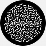 Гобо металлические Rosco Breakups 78454 чёрный — купить в Москве в интернет-магазине Snabimport
