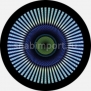 Гобо стеклянные Rosco Color Color Rotation 86641 голубой — купить в Москве в интернет-магазине Snabimport