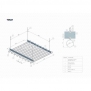 Потолочная система Алюминиевые потолки Tokay Cube Rohr Decke Серый
