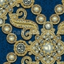 Ковровое покрытие Ege Opulence by Geoff Haley RF52203410 синий — купить в Москве в интернет-магазине Snabimport