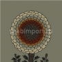 Ковровое покрытие Ege The Indian Carpet Story RF52752447 серый — купить в Москве в интернет-магазине Snabimport