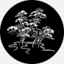 Гобо металлические Rosco Tree &amp; Flowers 71007 чёрный — купить в Москве в интернет-магазине Snabimport