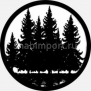 Гобо металлические Rosco Tree &amp; Flowers 78434 чёрный — купить в Москве в интернет-магазине Snabimport