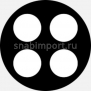 Гобо металлические Rosco Graphics 77742 чёрный — купить в Москве в интернет-магазине Snabimport