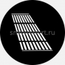 Гобо металлические Rosco Graphics &amp; Grills 77622 чёрный — купить в Москве в интернет-магазине Snabimport