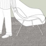 Ковровая плитка Milliken SIMPLY THIS Simply Modern - Nelson Modern-Nelson 021 Серый