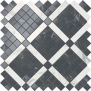 Настенная плитка Atlas Concorde Marvel Noir Mix Diagonal Mosaic