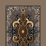 Ковер Durkan Print Trace of Lace S21948 коричневый — купить в Москве в интернет-магазине Snabimport