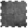 Модульное резиновое покрытие Spol Unidor Techno 20х500х500 мм чёрный