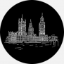 Гобо металлические Rosco World Around Us 77445 чёрный — купить в Москве в интернет-магазине Snabimport