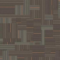 Ковровая плитка Milliken USA REMIX CUSTOM Freestyle 302 Dark Brown коричневый