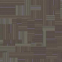 Ковровая плитка Milliken USA REMIX CUSTOM Freestyle 308 Dark Brown-Violet коричневый — купить в Москве в интернет-магазине Snabimport