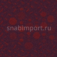 Ковровая плитка Interface Circles 332111 Красный — купить в Москве в интернет-магазине Snabimport